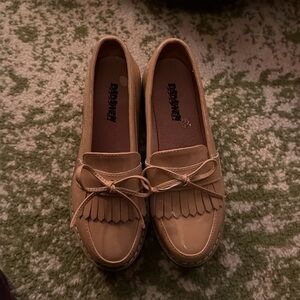 Patent leather loafers